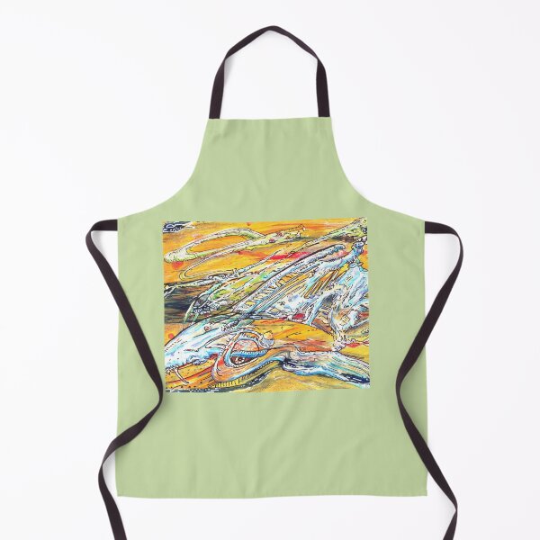 Item preview, Mutant sealife abstract creatures painting designed and sold by CrittersByLola.