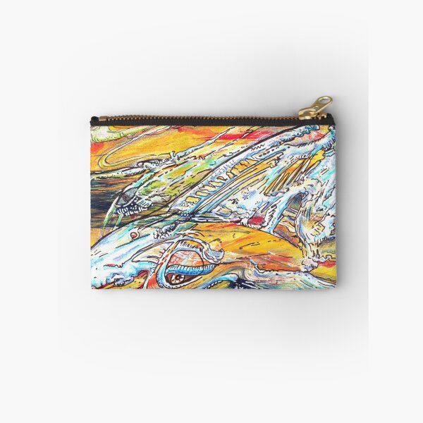 Item preview, Mutant sealife abstract creatures painting designed and sold by CrittersByLola.