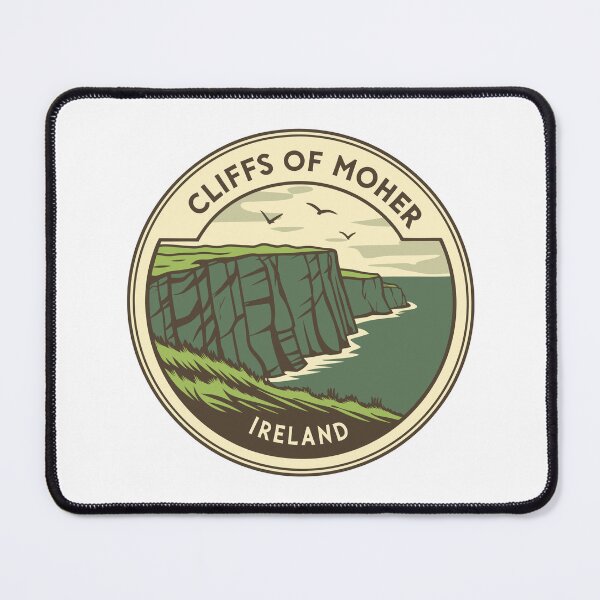Item preview, Cliffs of Moher Travel Poster - Stunning Ireland Landscape Art designed and sold by Timegraf.