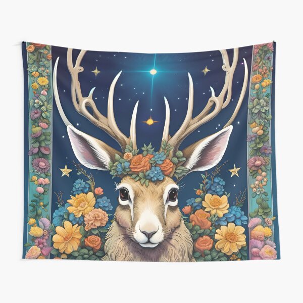 Item preview, Celestial Jackalope designed and sold by HabitableMoons.