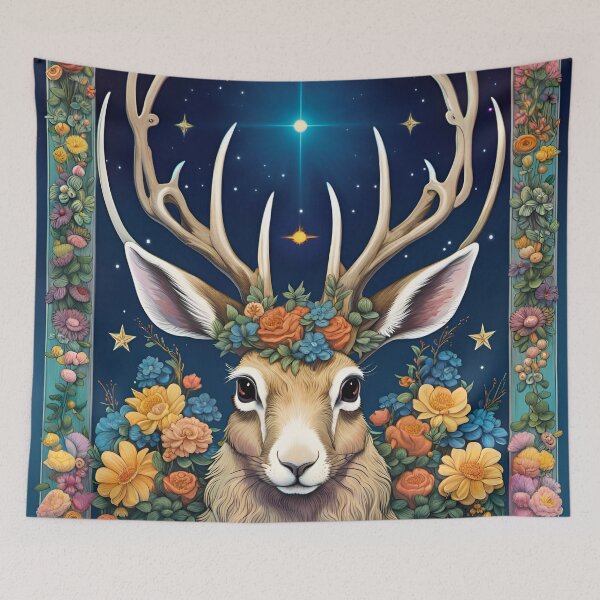 Item preview, Celestial Jackalope designed and sold by HabitableMoons.