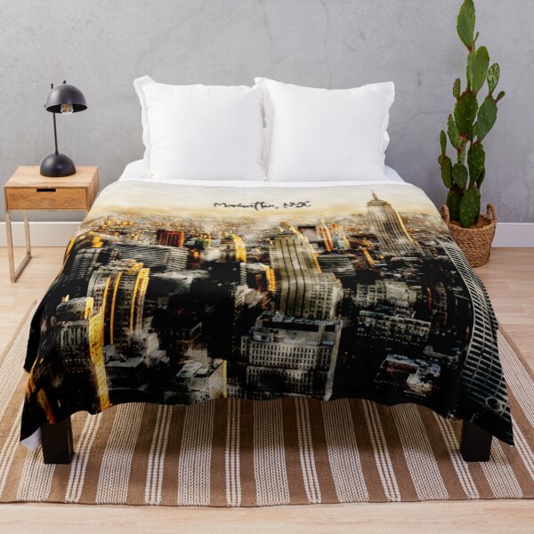 Item preview, Manhatten, NYC - Watercolour designed and sold by curseofkazar.