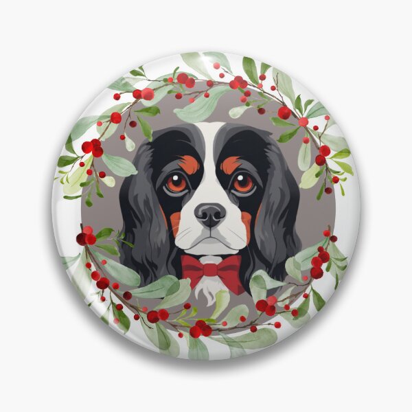 Item preview, Cavalier King Charles Christmas designed and sold by aline-humbert.