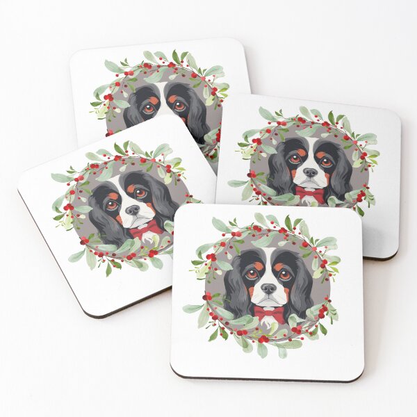Item preview, Cavalier King Charles Christmas designed and sold by aline-humbert.