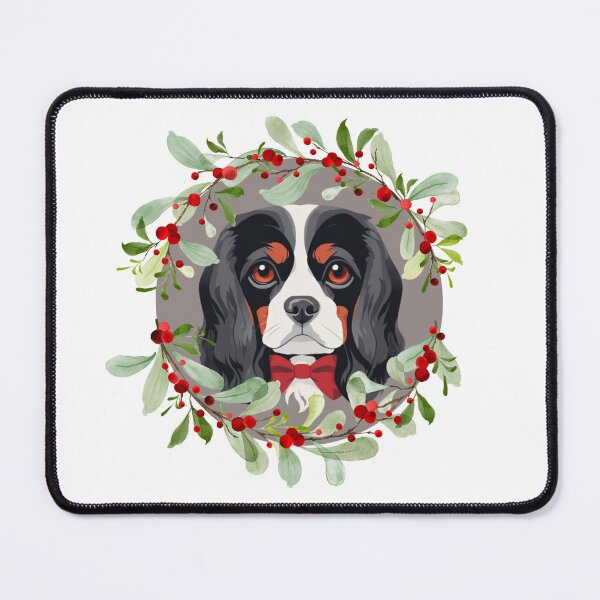 Item preview, Cavalier King Charles Christmas designed and sold by aline-humbert.
