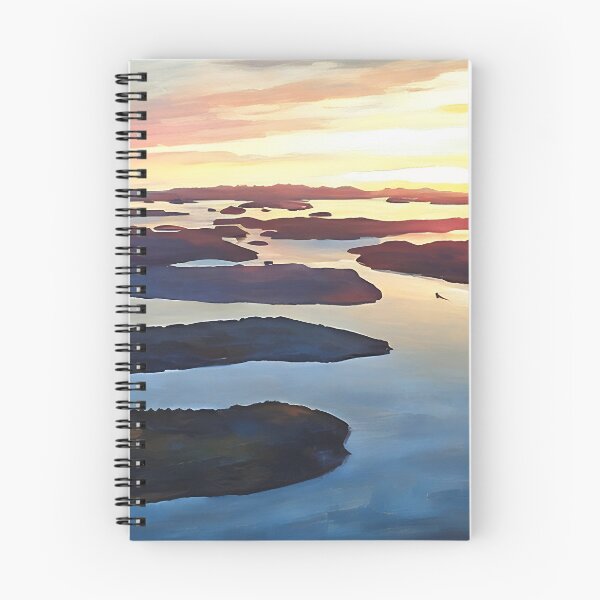 Item preview, San Juan Islands Sunset (Impressionist) designed and sold by flyscenicair.
