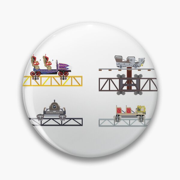 Item preview, Epic Universal Theme Park Coaster Cars Design designed and sold by CoasterMerch.