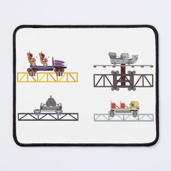 Item preview, Epic Universal Theme Park Coaster Cars Design designed and sold by CoasterMerch.