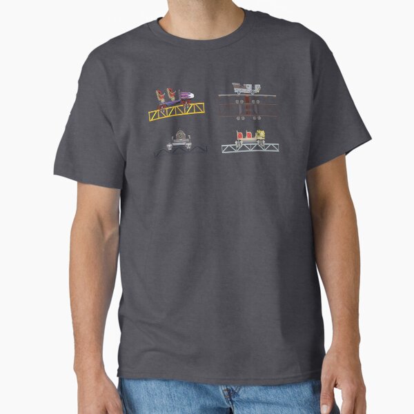 Item preview, Epic Universal Theme Park Coaster Cars Design designed and sold by CoasterMerch.