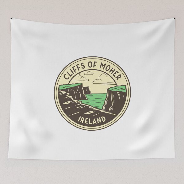 Item preview, Cliffs of Moher Travel Poster - Stunning Ireland Landscape Art designed and sold by Timegraf.