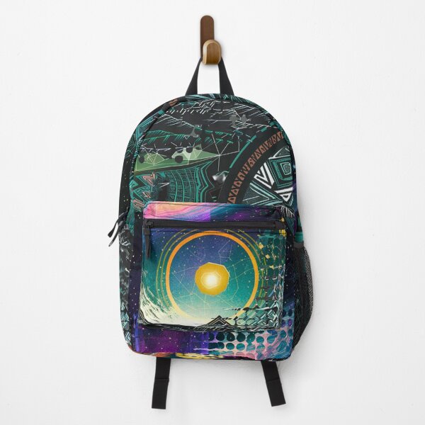 Item preview, Cosmic Fusion: Galactic Landscape Meets Tribal Art designed and sold by DreamsArtwear.