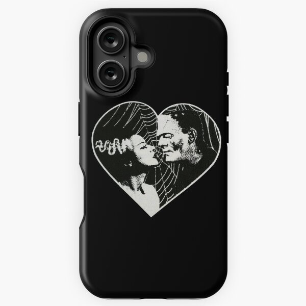 Item preview, Frankenstein and Bride Goth Emo Heart designed and sold by cemetery girl.