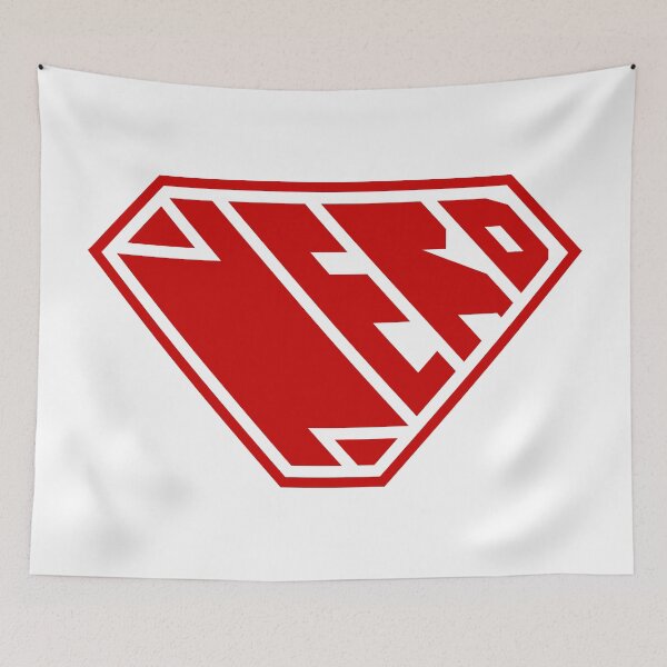 Item preview, Nerd SuperEmpowered (Red) designed and sold by Carbon-Fibre Media.