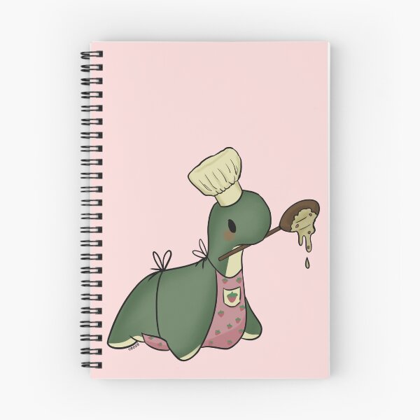 Item preview, Nessie Dinosaur Baking  designed and sold by The Batz Nest.