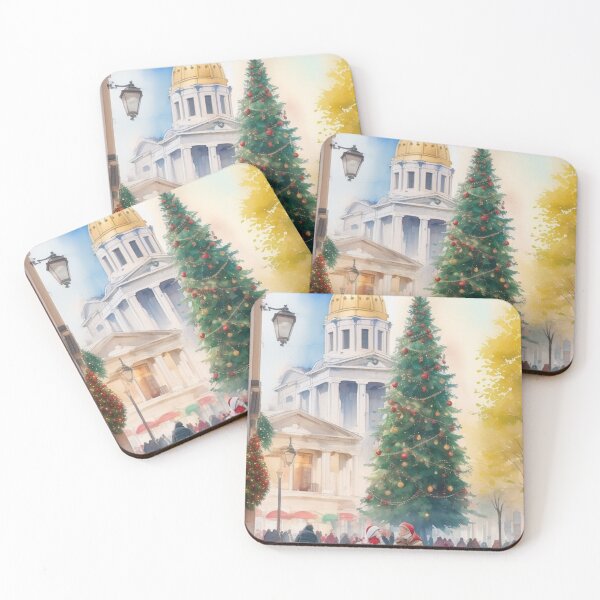 Item preview, Watercolor Athens-Christmas Edition designed and sold by TondoMeander.