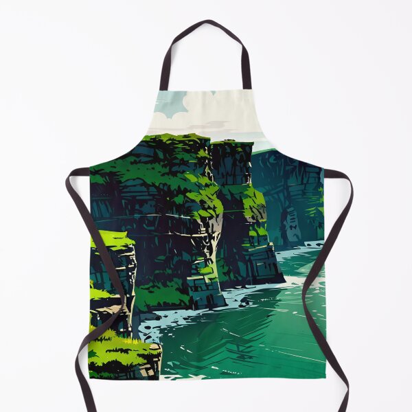 Aperçu de l'œuvre Cliffs of Moher Travel Poster - Stunning Ireland Landscape Art créée et vendue par Timegraf.