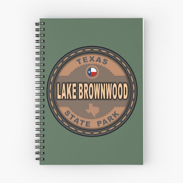 Item preview, Lake Brownwood State Park Texas stitching effect designed and sold by studioss76.