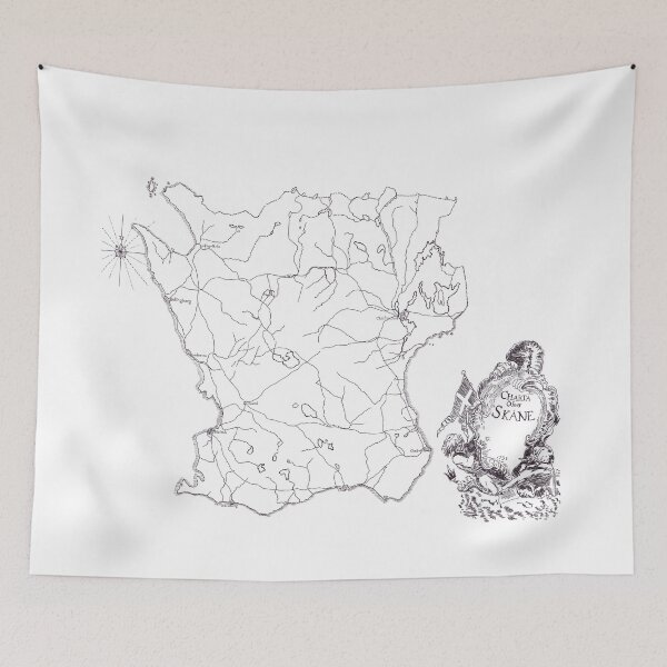 Item preview, Map of Skåne designed and sold by SunsetFirefly.