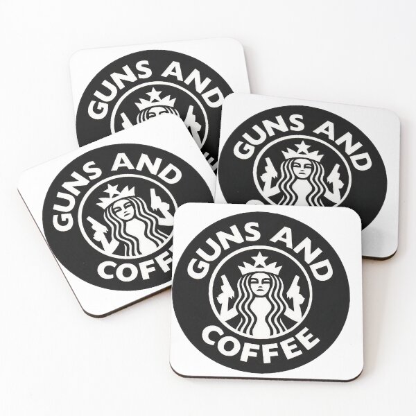 Item preview, Guns and Coffee - best combination designed and sold by LuizSilva1983.