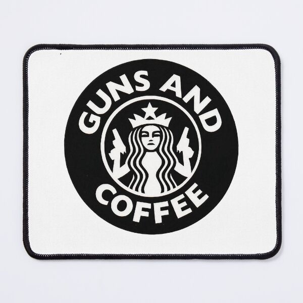 Item preview, Guns and Coffee - best combination designed and sold by LuizSilva1983.