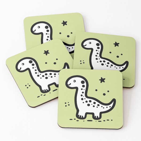 Item preview, Simple Dinosaur Line Drawing - Minimalist Kids Art designed and sold by happyartworks.