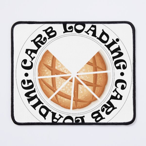 Item preview, carb loading - For Strength sticker designed and sold by Purple Eggplant Art ⭐⭐⭐⭐.