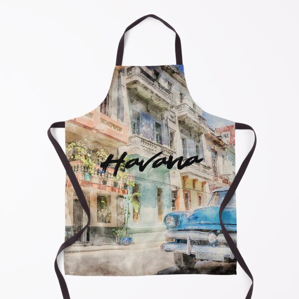 Item preview, Havana, Cuba - Watercolour designed and sold by curseofkazar.