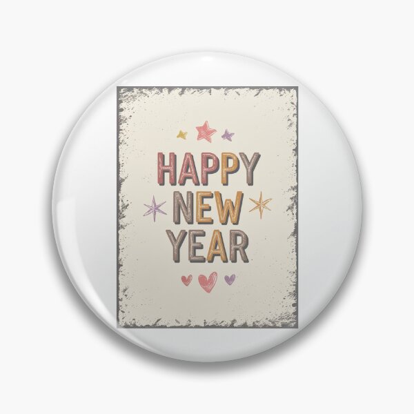 Item preview, Tarjeta adhesiva para camiseta con mensaje de Feliz Año Nuevo 5 designed and sold by lemurdesigns.