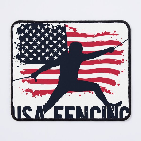 Item preview, US Fencing Team | American Flag Epee Fencer Design designed and sold by Khoulaly    ⭐⭐⭐⭐⭐.