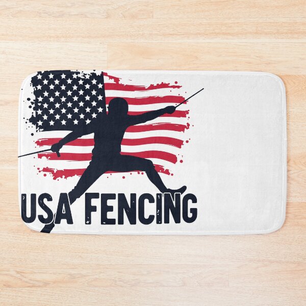 Item preview, US Fencing Team | American Flag Epee Fencer Design designed and sold by Khoulaly    ⭐⭐⭐⭐⭐.