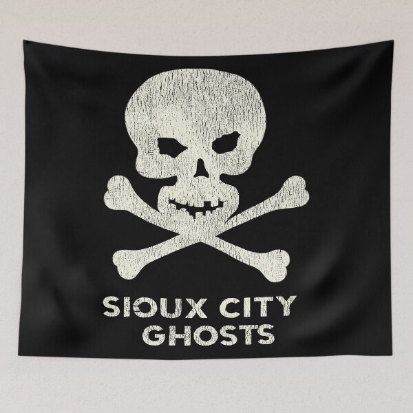 Item preview, Sioux City Ghosts Softball Defunct Retro Iowa Baseball designed and sold by darklordpug.