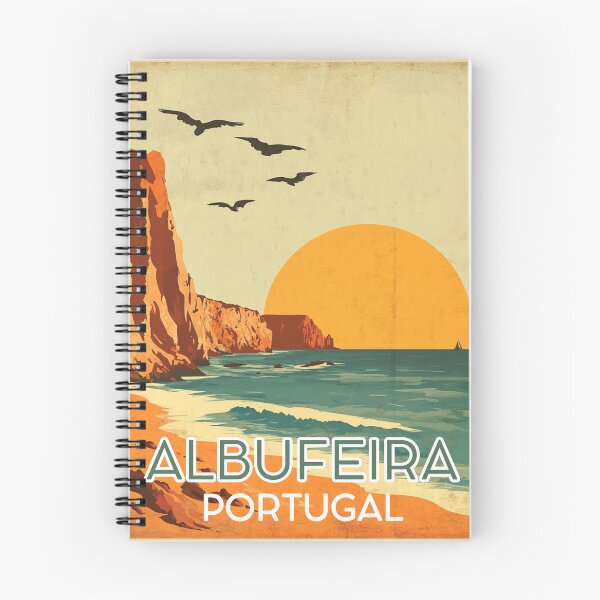 Item preview, A Vintage Travel Illustration of Albufeira - Portugal  designed and sold by GoodOldVintage.