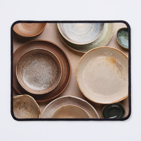 Item preview, Artistic photo of various ceramic bowls with unique textures designed and sold by homydesign.