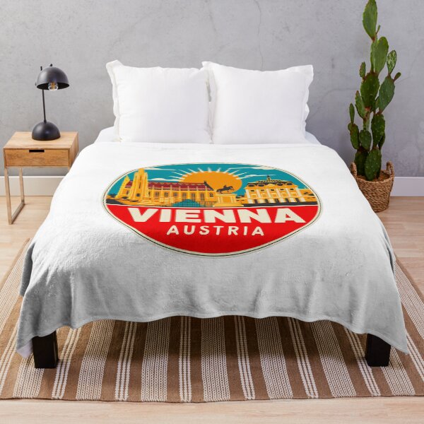 Item preview, Vienna Austria Travel Retro Emblem - Vintage Style Souvenir Design designed and sold by Timegraf.