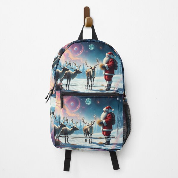 Item preview, Santa Feeding the Reindeer designed and sold by Skye Ryan-Evans.