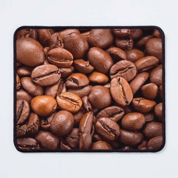 Item preview, A close-up view of richly textured, roasted coffee beans in varying shades of brown, embodying the essence of a fresh brew designed and sold by homydesign.