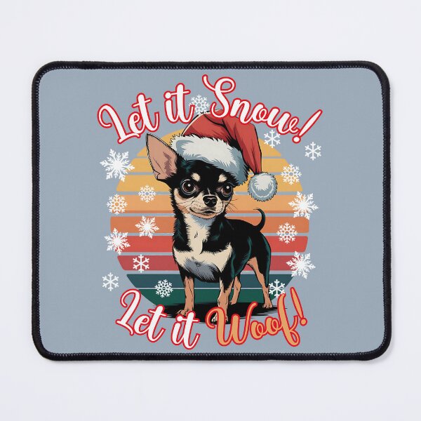 Item preview, Chihuahua Christmas Design - Let It Snow! Let It Woof! designed and sold by EwaVerse.