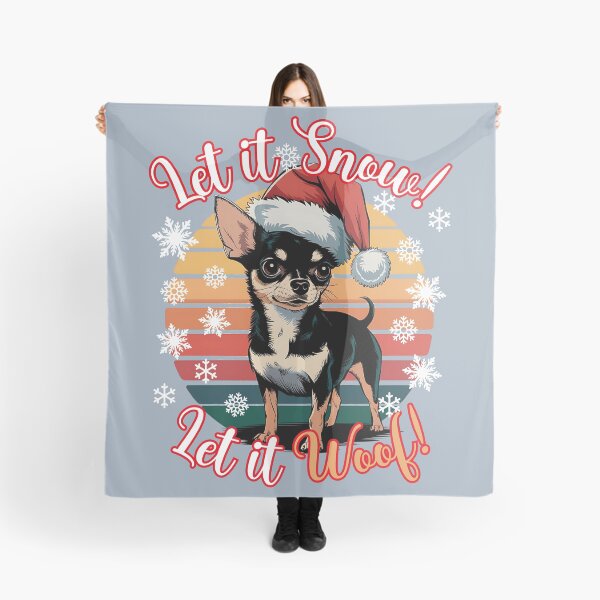 Item preview, Chihuahua Christmas Design - Let It Snow! Let It Woof! designed and sold by EwaVerse.