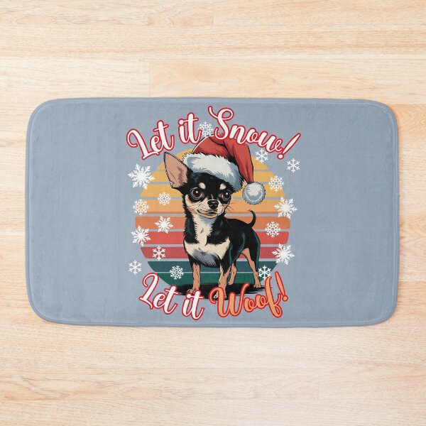 Item preview, Chihuahua Christmas Design - Let It Snow! Let It Woof! designed and sold by EwaVerse.