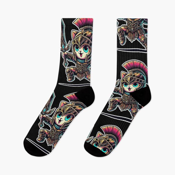 Item preview, Kawaii Spartan Cat Jumping designed and sold by lAnJefurtifeu.