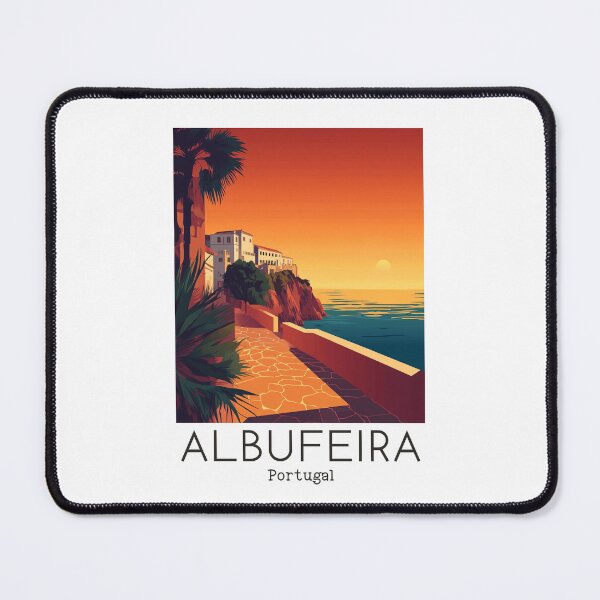 Item preview, A Vintage Travel Illustration of Albufeira - Portugal  designed and sold by GoodOldVintage.