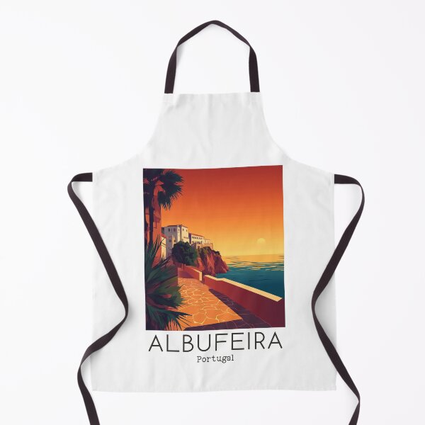 Item preview, A Vintage Travel Illustration of Albufeira - Portugal designed and sold by GoodOldVintage.