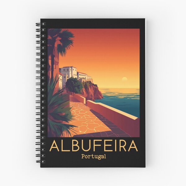 Item preview, A Vintage Travel Illustration of Albufeira - Portugal  designed and sold by GoodOldVintage.