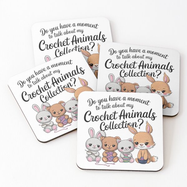 Item preview, Do You Have a Moment to Talk About My Crochet Animals Collection? designed and sold by MagicWander.