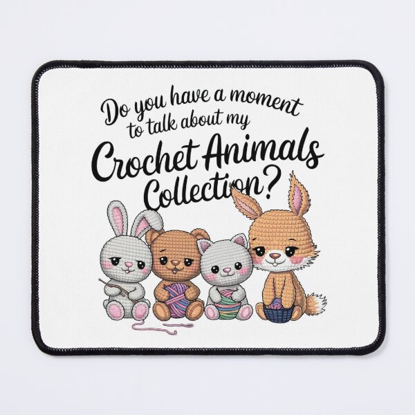 Item preview, Do You Have a Moment to Talk About My Crochet Animals Collection? designed and sold by MagicWander.
