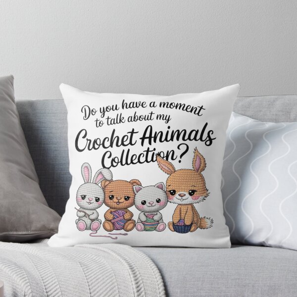 Item preview, Do You Have a Moment to Talk About My Crochet Animals Collection? designed and sold by MagicWander.