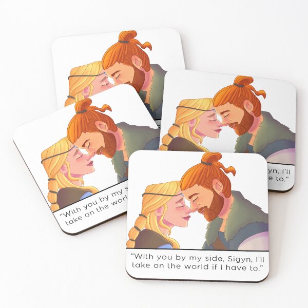Item preview, "With You By My Side" - Loki and Sigyn Romantic Illustration designed and sold by FGWAC.