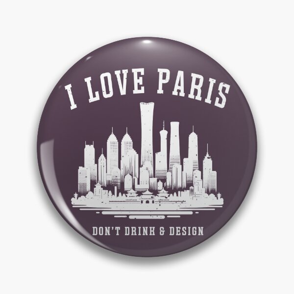 Item preview, City Name Skyline Paris Beijing Humorous designed and sold by popanato.