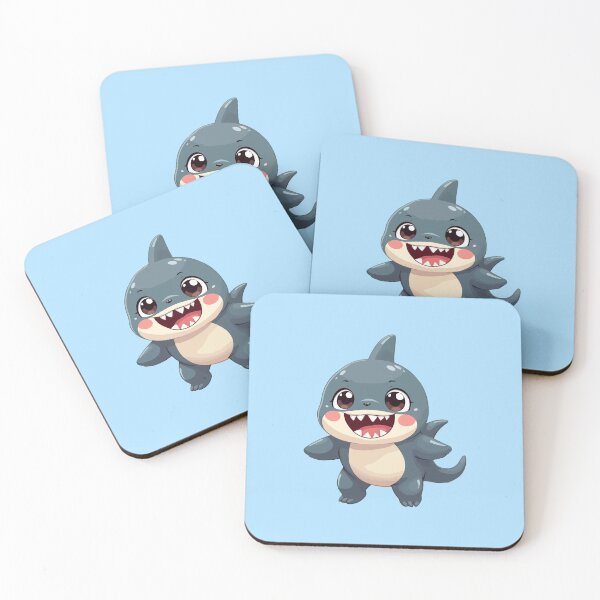 Item preview, shark mascot designed and sold by HipsterAnimals.