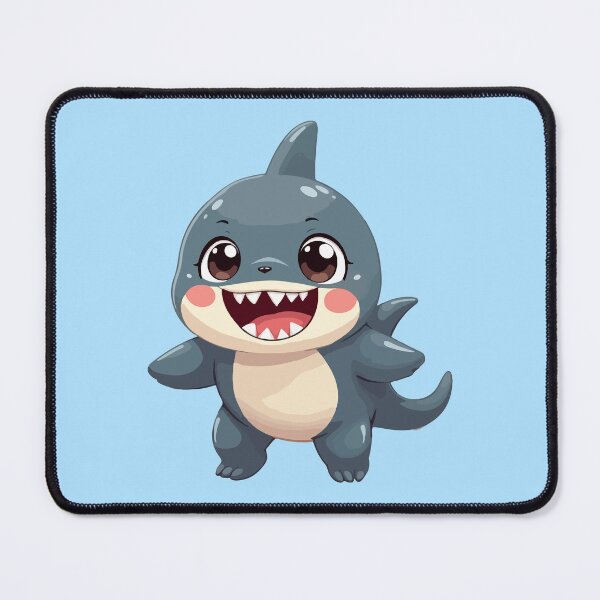 Item preview, shark mascot designed and sold by HipsterAnimals.